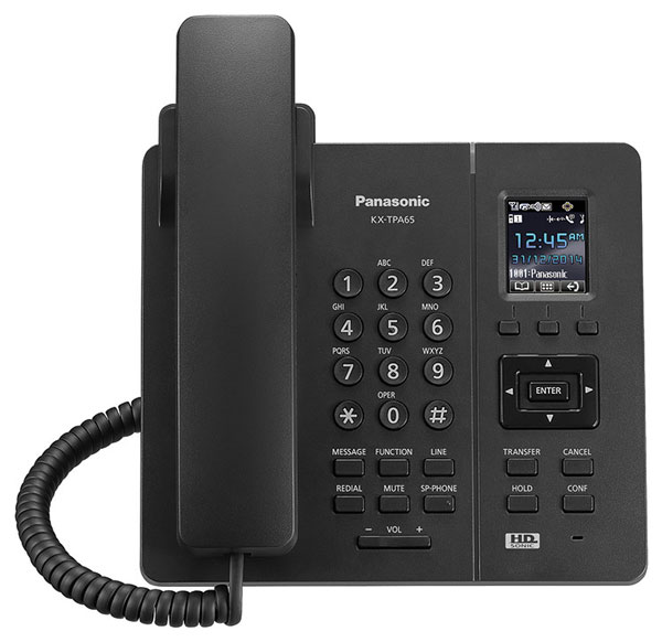 Стационарный dect ip телефон Panasonic KX-TPA65RU