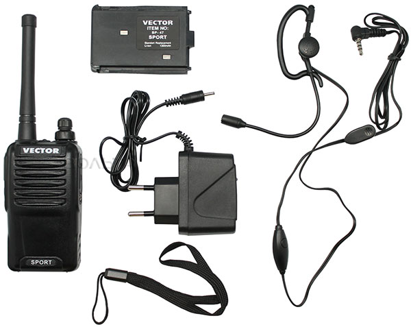 Носимая рация для охоты Vector VT-47 Sport 