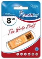 флешка USB SmartBuy Glossy series 8Gb orange