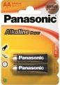 батарейки (2 шт.) Panasonic LR6/AA Alkaline Power-12BL 