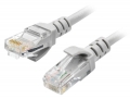 патч-корд ATcom UTP, 25 m, литой, RJ45, Cat.5e серый