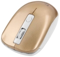 бесшумная беспроводная мышь Gembird MUSW-400 pink gold