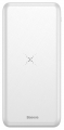 внешний аккумулятор с беспроводной зарядкой Baseus M36 Wireless Charger Powerbank 10000mAh white
