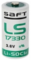 промышленная литиевая батарейка Saft LS 17330 (2/3A) 