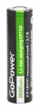 литиевый аккумулятор GoPower 18650 Li-ion 2000mAh  без защиты 