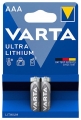 батарейки (2 шт.) Varta FR03/AAA ULTRA LITHIUM 6103-2BL 