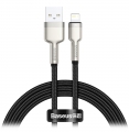кабель передачи данных Baseus Cafule Series Metal Data Cable USB to IP 2.4A 1m black