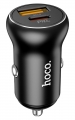 автомобильное зарядное устройство Hoco NZ5 Smooth road PD30W+QC3.0 black
