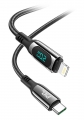 кабель для быстрой зарядки iPhone Hoco S51 Extreme PD charging data cable for iP black