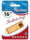 флешка USB SmartBuy Glossy series 16Gb orange
