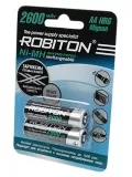 аккумулятор Robiton 2600 mAh R6/AA RTU-2BL 