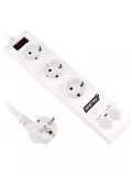 сетевой фильтр с USB портами Bestek EU power strip MRJ3600HU white