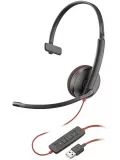 профессиональная гарнитура для компьютера Plantronics Blackwire C3210-A (PL-C3210-A) black