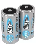 аккумуляторы (2 шт.) Ansmann 4500 mAh maxE R14/C-2BL 