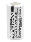 литиевый аккумулятор 3.2v Robiton LiFe16340 500mAh без защиты 