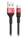 кабель передачи данных Hoco X26 Xpress micro 1m black &amp; red