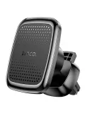 магнитный держатель на воздуховод Hoco CA106 Air outlet magnetic car holder black metal gray