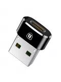 адаптер Baseus Mini Type-C female to USB male adapter converter black