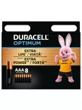 батарейки (8 шт.) Duracell LR03/AAA OPTIMUM-8BL 