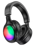 беспроводные наушники c RGB подсветкой Hoco W48 Focus BT headphones black