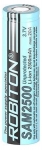 IMR аккумулятор Robiton SAM2500 20А 18650 2500mAh без защиты IMR аккумулятор Robiton SAM2500 20А 18650 2500mAh без защиты