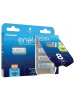 аккумуляторы (8 шт) Panasonic 2000 mAh R6/AA Eneloop BK-3MCDE/8BE-8BL