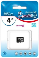 карта памяти SmartBuy 4Gb microSDHC Class 10 без адаптера карта памяти SmartBuy 4Gb microSDHC Class 10 без адаптера
