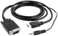 адаптер Cablexpert HDMI&gt;VGA 19M/15F-1,8м
