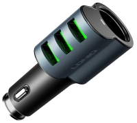 автомобильное зарядное устройство LDNIO АЗУ CM11 3USB*5,1A + micro USB cable