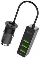 автомобильное зарядное устройство LDNIO АЗУ C61 3USB*3.4A QC3.0