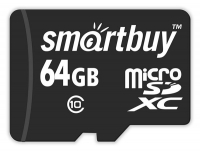 карта памяти SmartBuy 64Gb microSDXC Class 10 без адаптера карта памяти SmartBuy 64Gb microSDXC Class 10 без адаптера