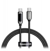 кабель для быстрой зарядки Baseus Display Fast Charging Data Cable Type-C to Type-C 100W 1m кабель для быстрой зарядки Baseus Display Fast Charging Data Cable Type-C to Type-C 100W 1m