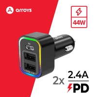 автомобильное зарядное устройство Arroys CR-6
