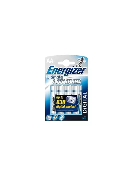 элемент питания Energizer LR6/L91/AA Lithium-4BL