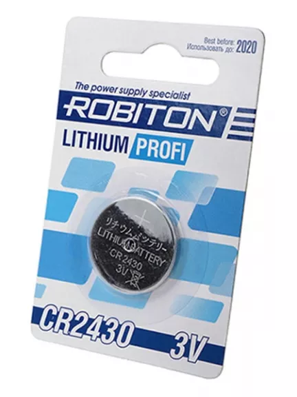 батарейка Robiton CR2430 PROFI-1BL