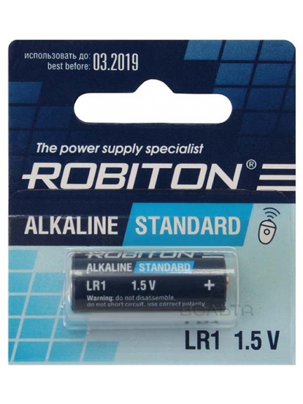 батарейка Robiton LR1 STANDARD-5BL