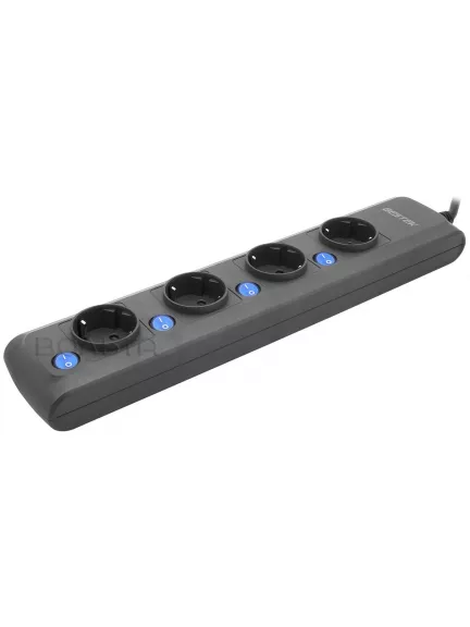сетевой фильтр на 4 розетки Bestek EU power strip MRJ4401