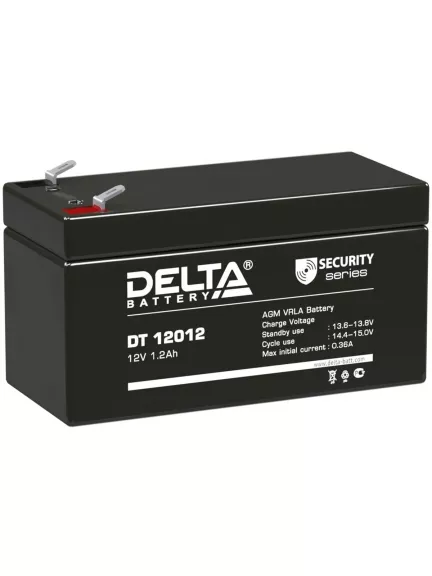 свинцово кислотный аккумулятор Delta DT 12012