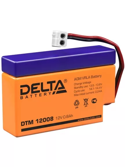 аккумулятор Delta DTM 12008
