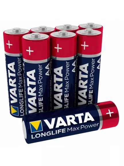 батарейки (8 шт.) Varta LR6/AA LONGLIFE Max Power-8BL