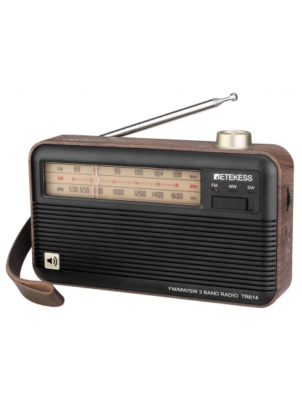 переносной ретро радиоприемник Retekess TR614