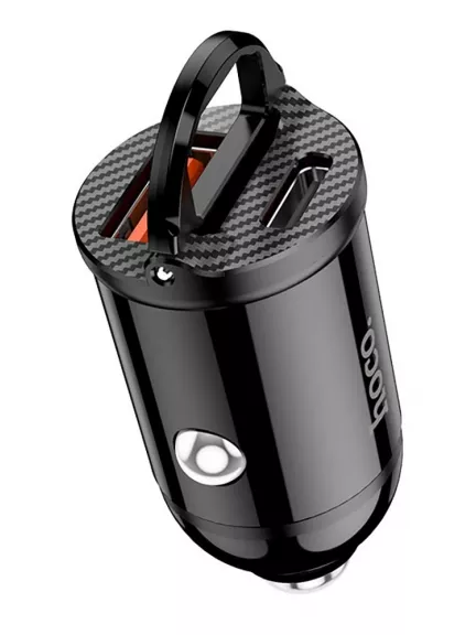 автомобильная зарядка для телефона Hoco NZ2 Link PD30W+QC3.0 car charger