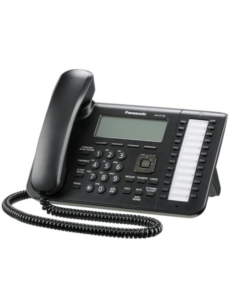 VoIP телефон Panasonic KX-UT136RU black