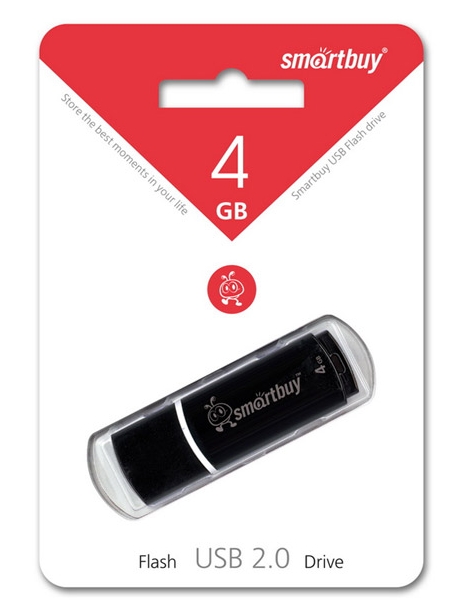 флешка USB SmartBuy Crown 4GB black