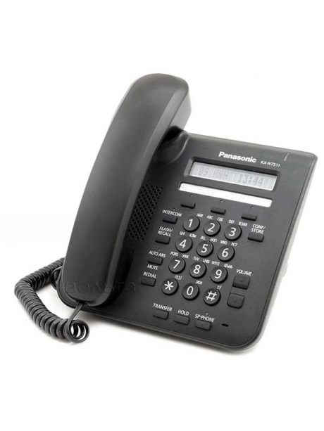 системный IP-телефон Panasonic KX-NT511PRU black