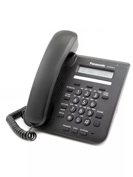 системный IP-телефон Panasonic KX-NT511PRU black