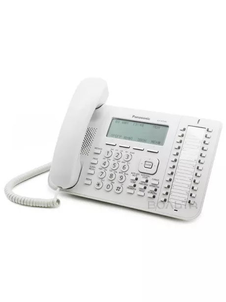 системный телефон Panasonic KX-DT546RU white