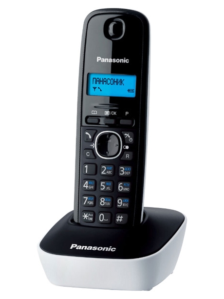 радиотелефон DECT Panasonic KX-TG1611RU white
