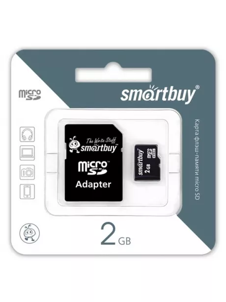 карта памяти SmartBuy 2Gb microSD 