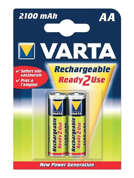 аккумулятор Varta 2100 mAh R6/AA Ready2Use-2BL 
